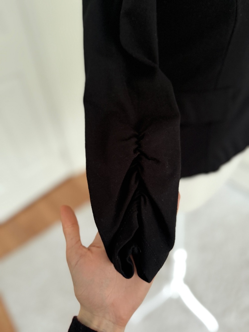 Charlotte Russe Black Fitted Blazer Jacket Size XS Made in USA - Picture 2 of 3